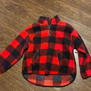 NWT Buffalo plaid Sherpa